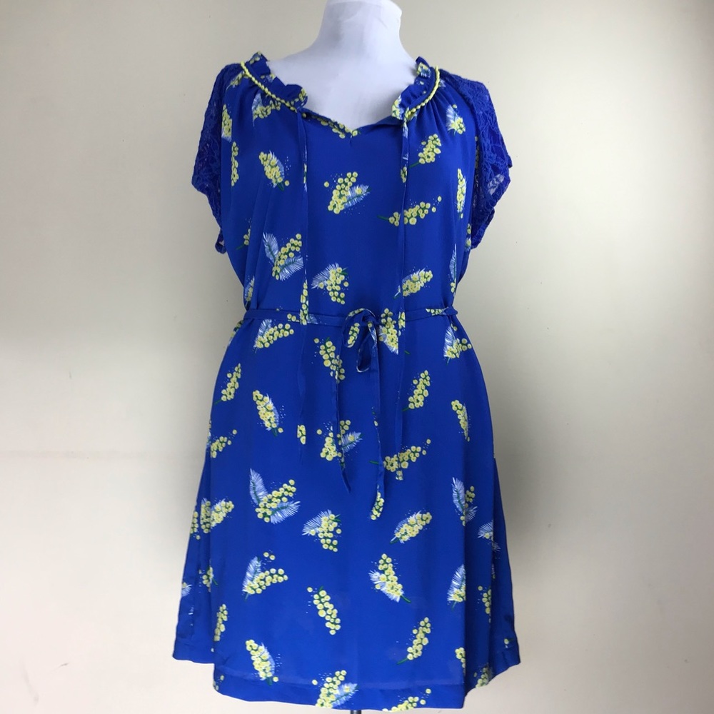 Long Tall Sally Blue Floral Dress